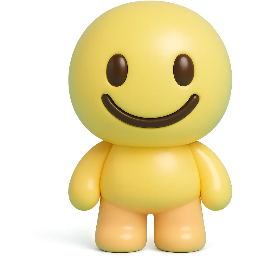 vinyl figure in emoji style emoji