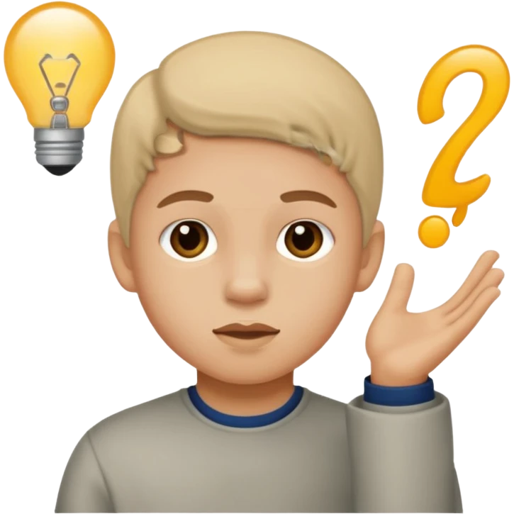 A kid doing 67 emoji