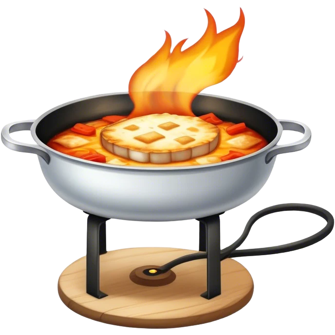 Flaming Saganaki emoji