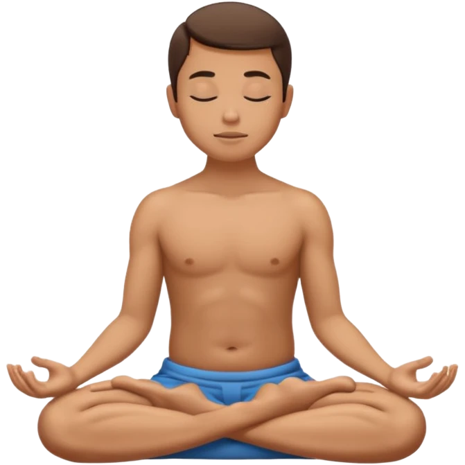 meditation emoji