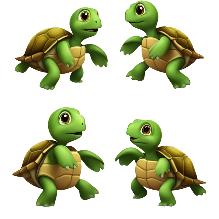 tap dancing turtle  emoji