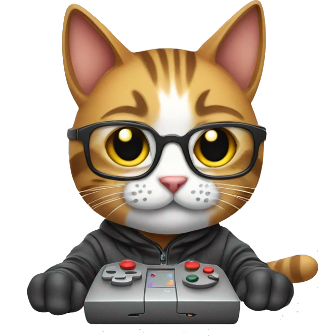 a cat gamer emoji