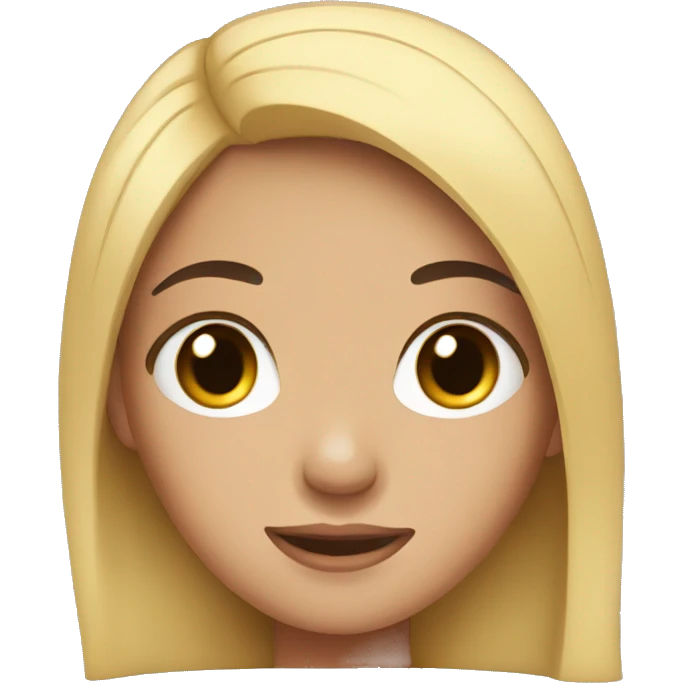 a teenage girl with straight black hair  emoji