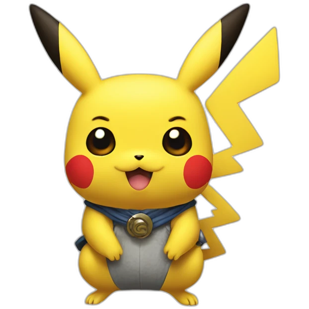 edo style Pikachu emoji