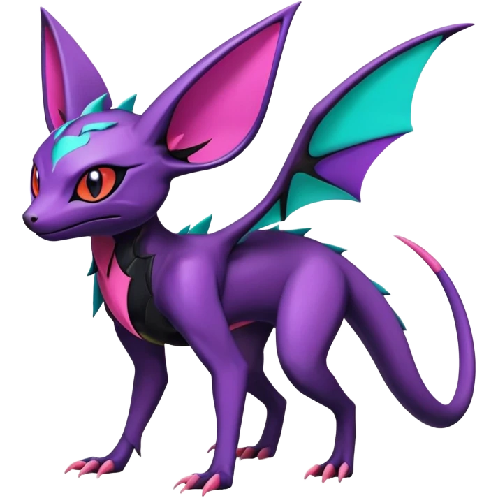 Salandit-Noivern-Espeon-Hybrid (Full body) emoji