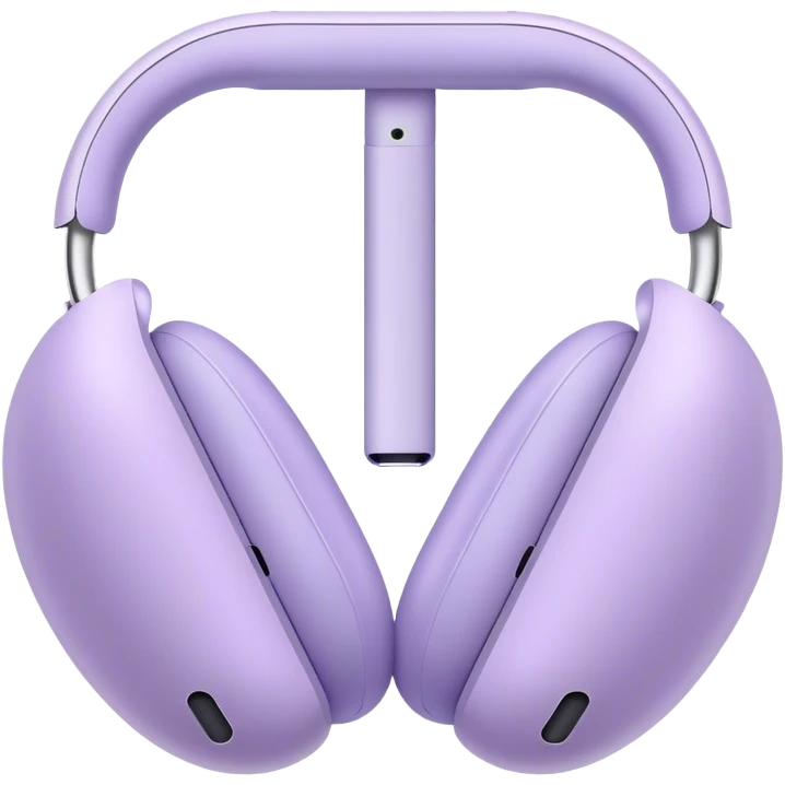 pastel purple airpods max emoji
