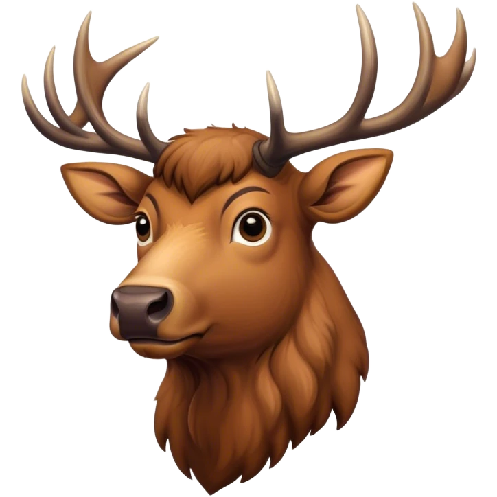 Rocky Mountain Cow Elk emoji
