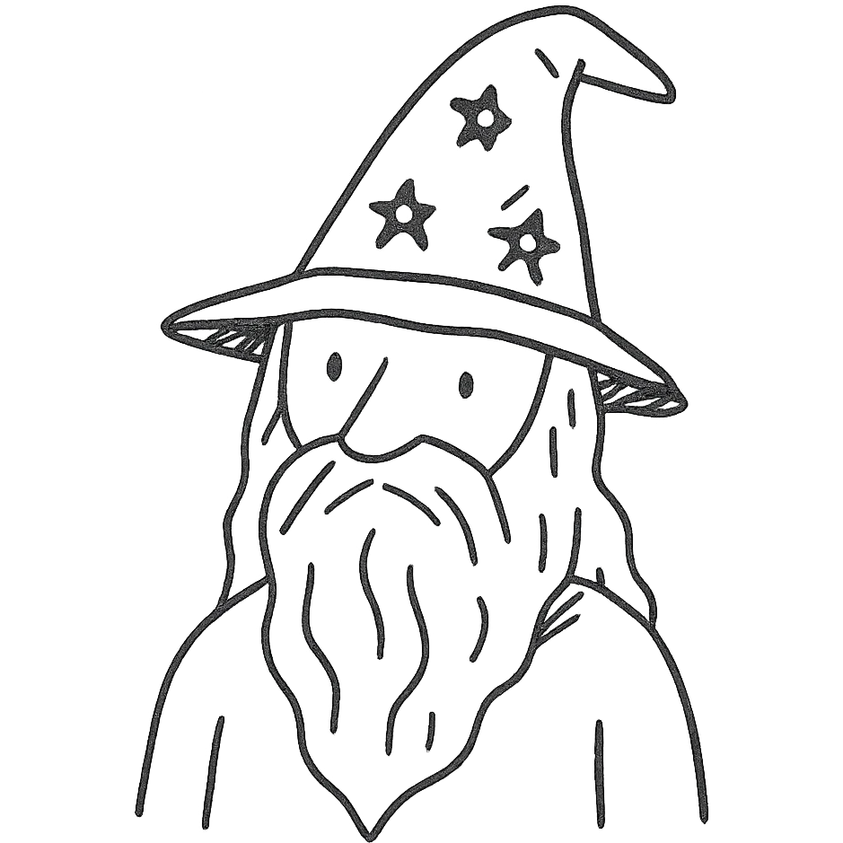 A wizard emoji