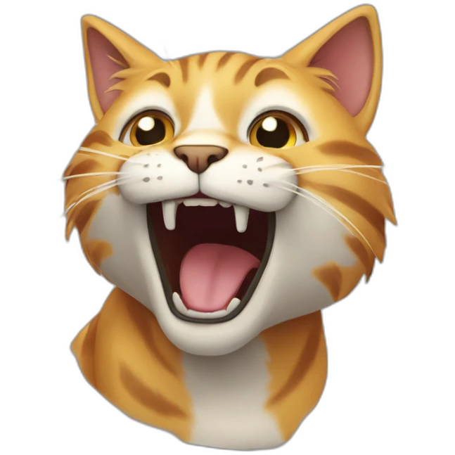 Cat roar  emoji
