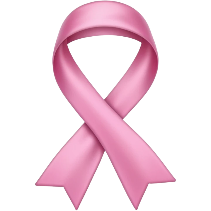 Pink ribbon emoji