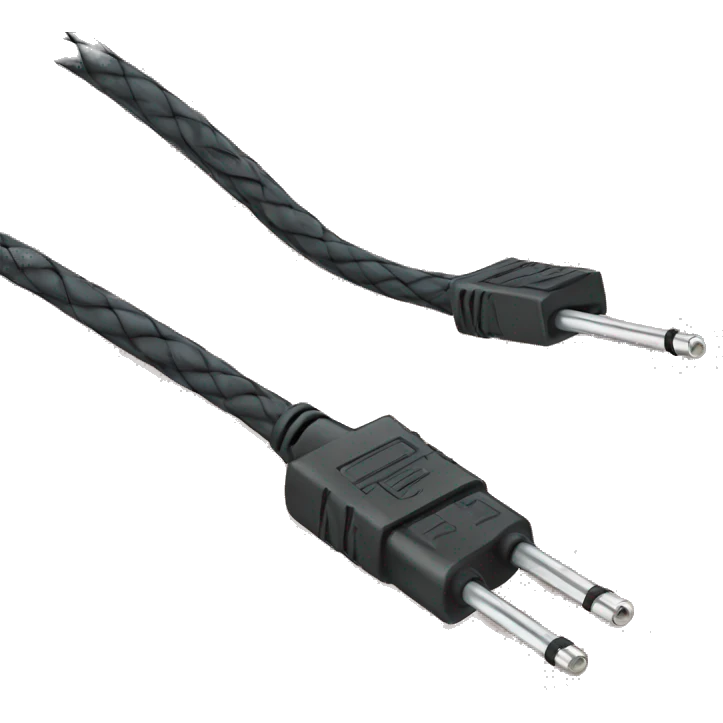 Y guitar cable  emoji