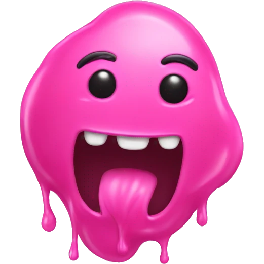 Slime pink  emoji