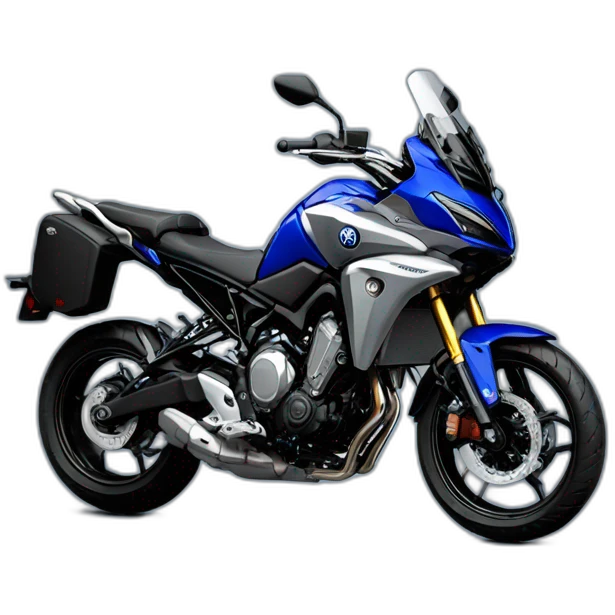 Yamaha Tracer 7 blue silver emoji