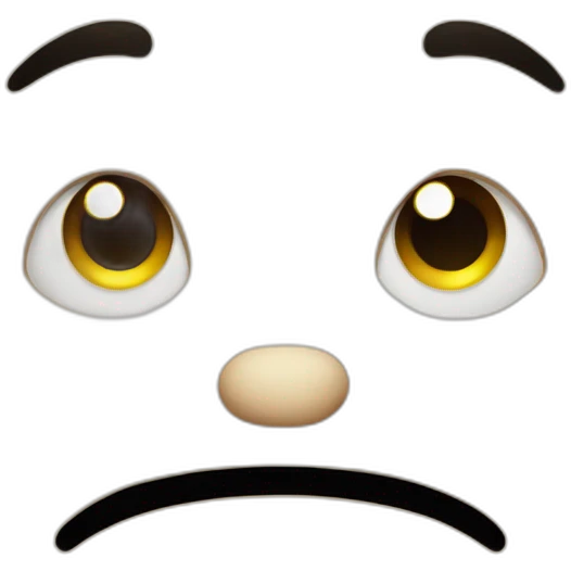 Sad but happy face emoji
