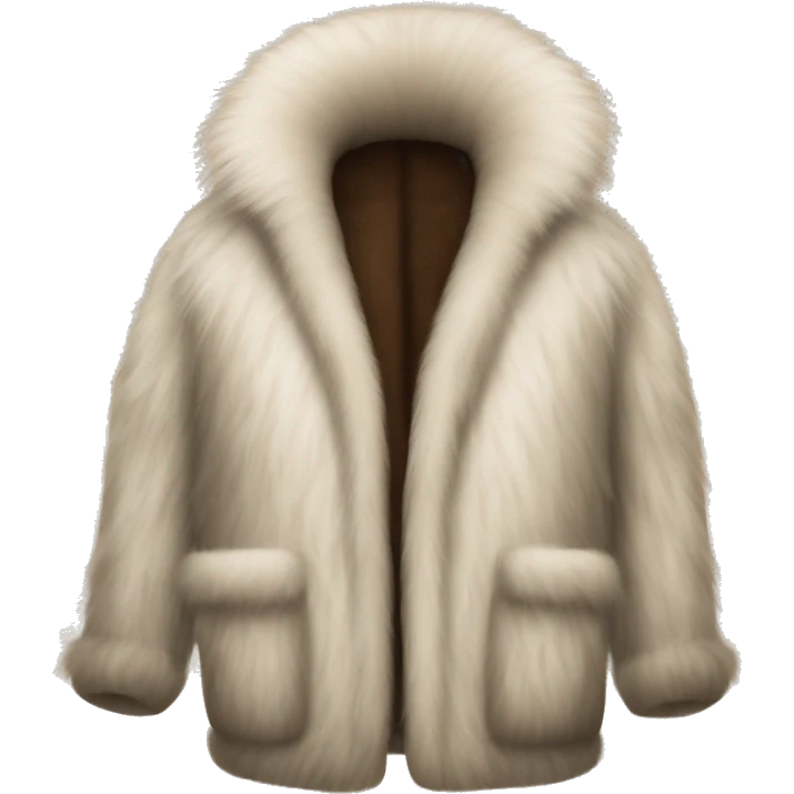 Fur coat emoji