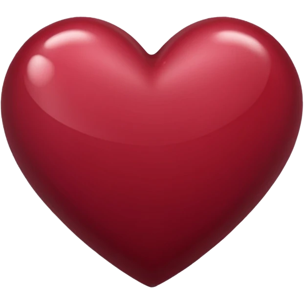 Maroon heart emoji