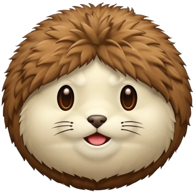 Hairy balls emoji