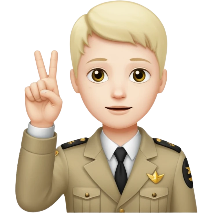 Three-finger salute emoji