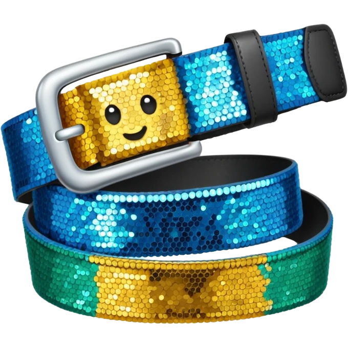Sequin belt emoji