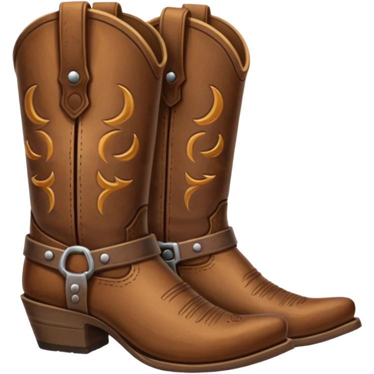 Cowboy boot emoji