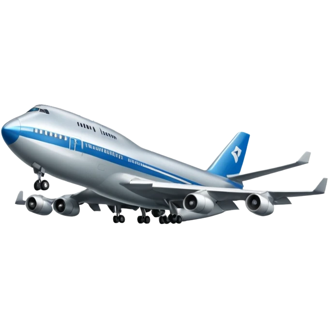 Front view of B747 emoji