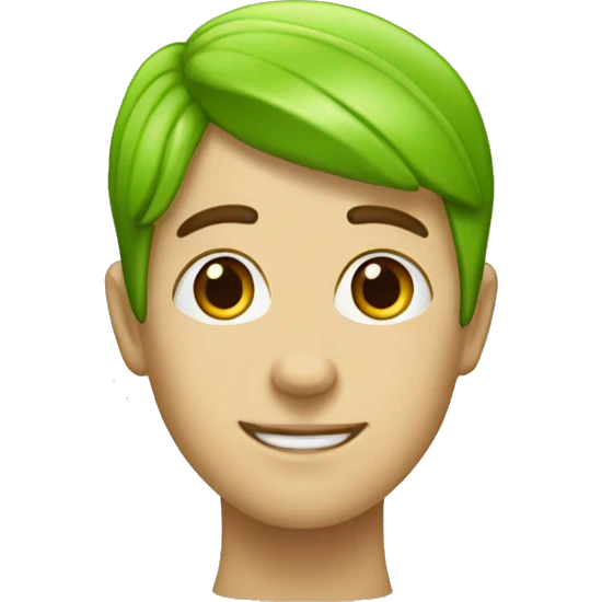 Pistache con cáscara café claro e interior verde  emoji