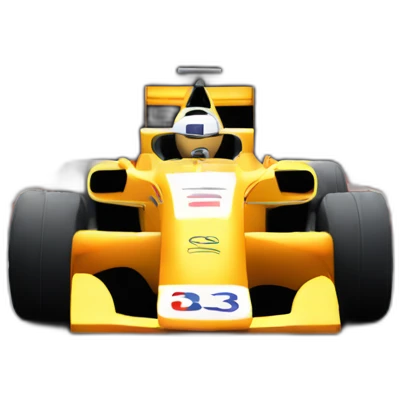 a formula 1 car driving in a tunnel emoji