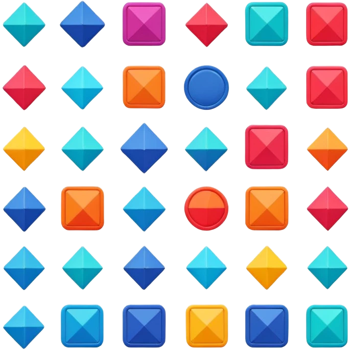 Flat design style game emoji