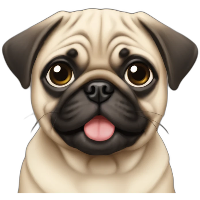 Pug puppy emoji