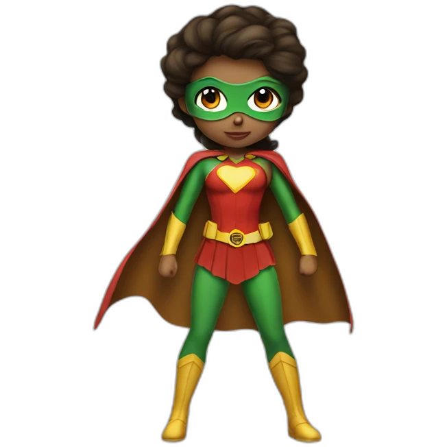 robin superhero girl emoji