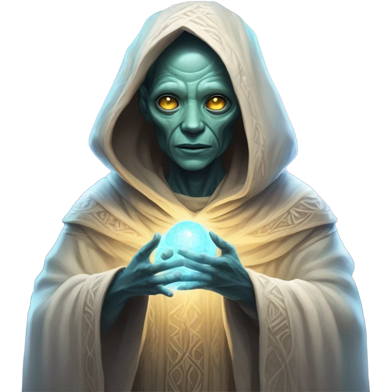 alien healer Wraith style inspired by slay thee spire emoji