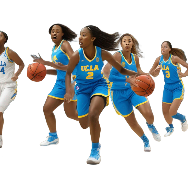 UCLA woman basketball emoji