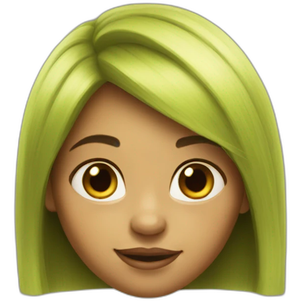 girl-hair-shrek emoji
