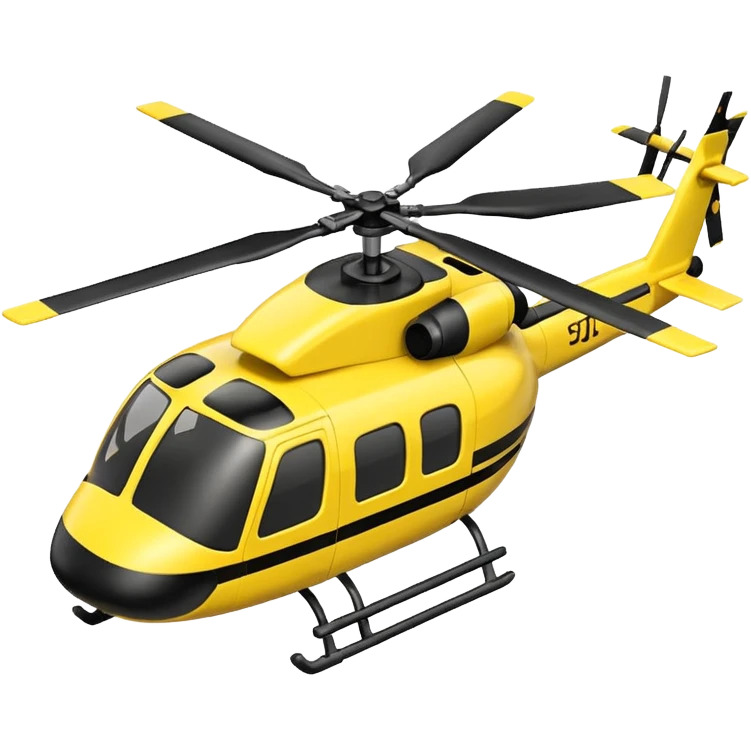 Pigtail helicopter emoji