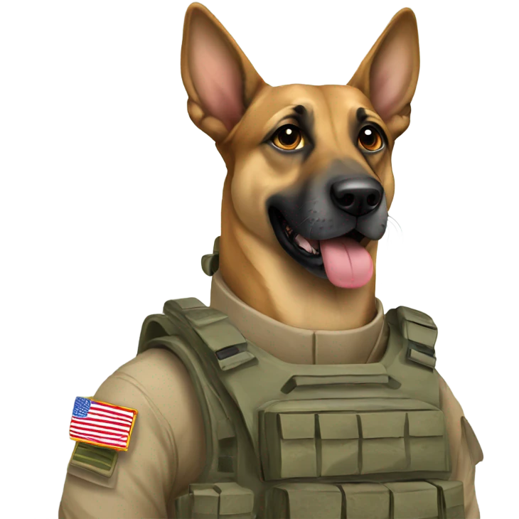military dog emoji