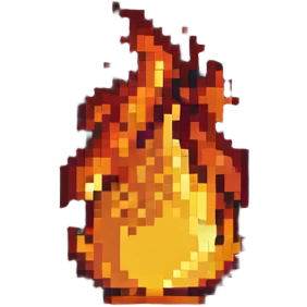 bright fire emoji