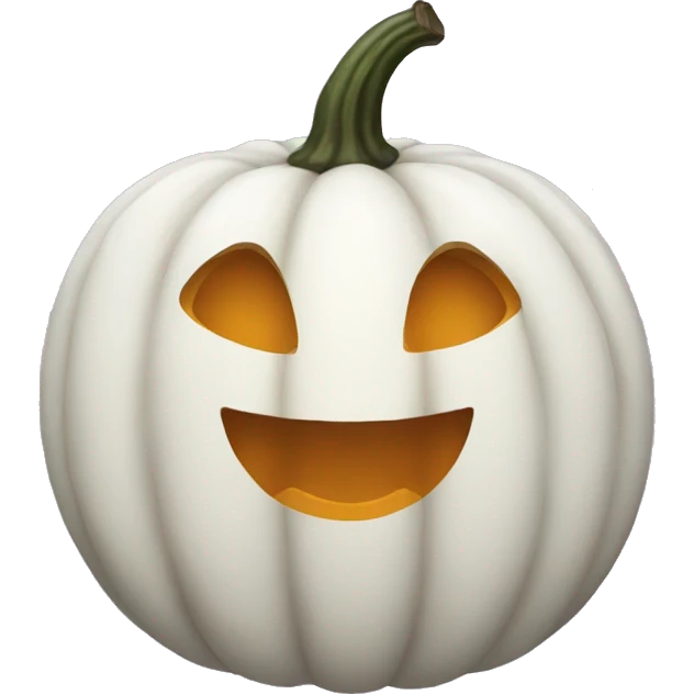 White pumpkin  emoji
