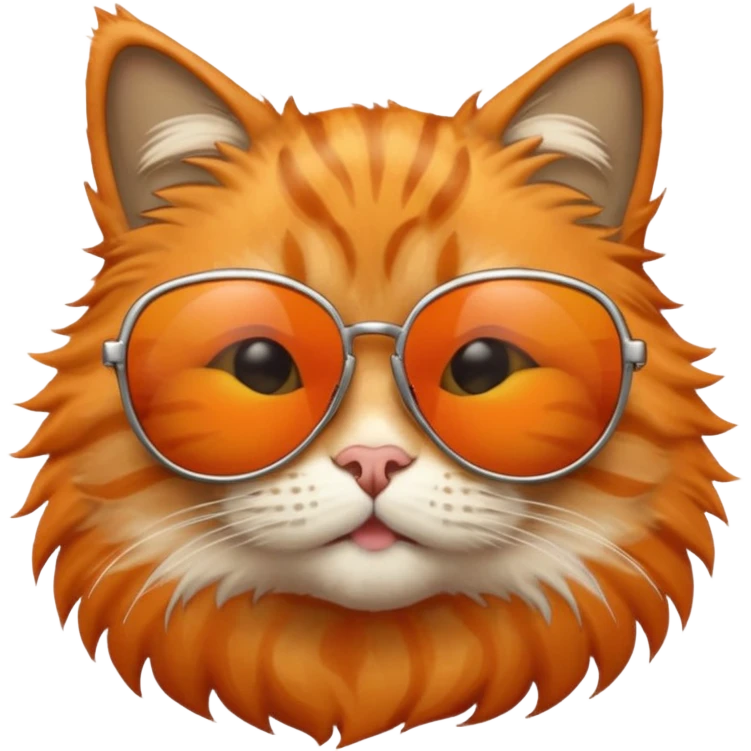 Cat wearing sunglasses emoji