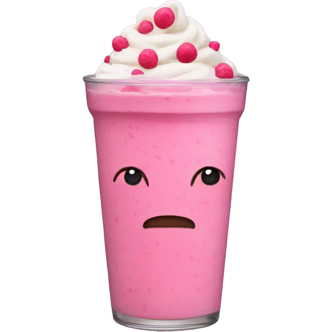Pink falooda  emoji