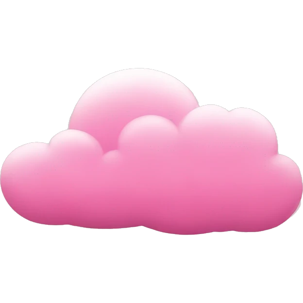 Pink clouds emoji
