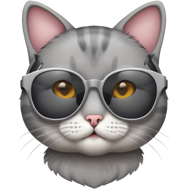Cat wearing sunglasses emoji