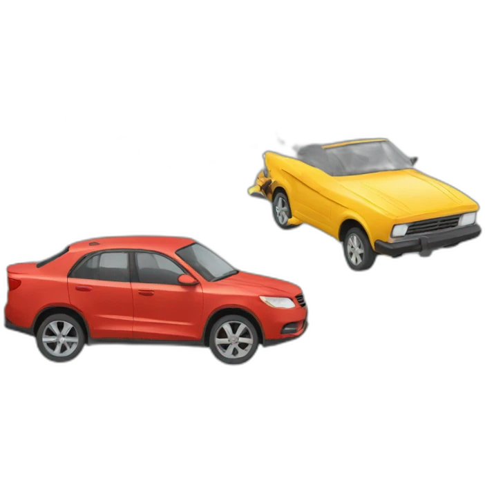 car crash emoji