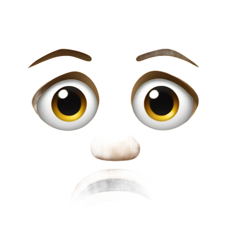 A face that is confused, nervous, caught off guard  emoji
