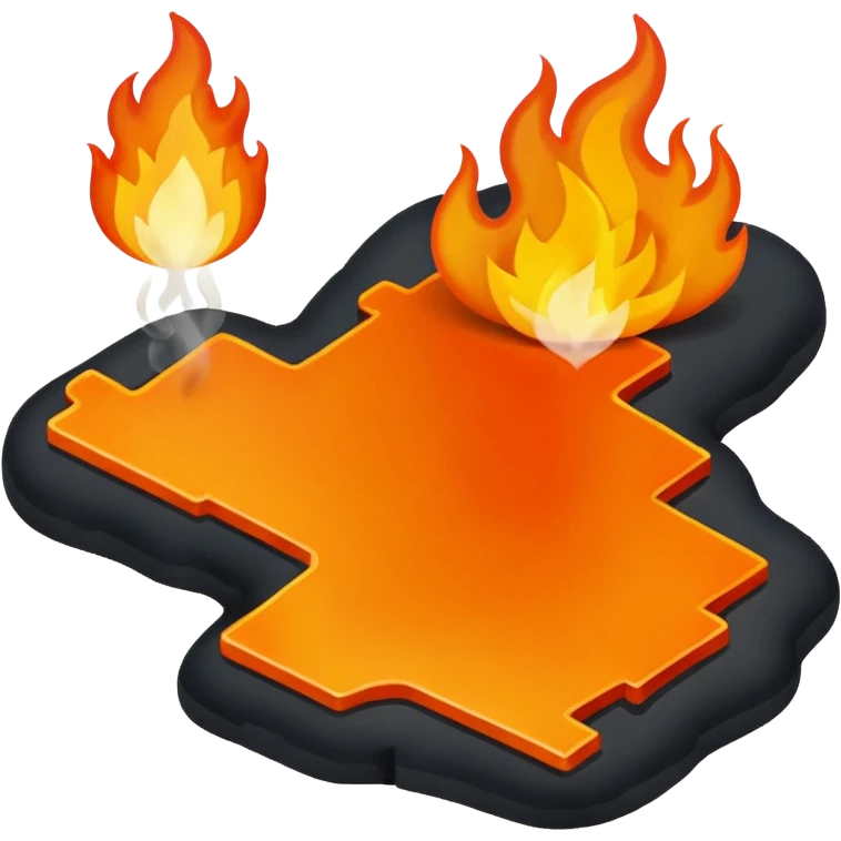 Map Galicia fire emoji