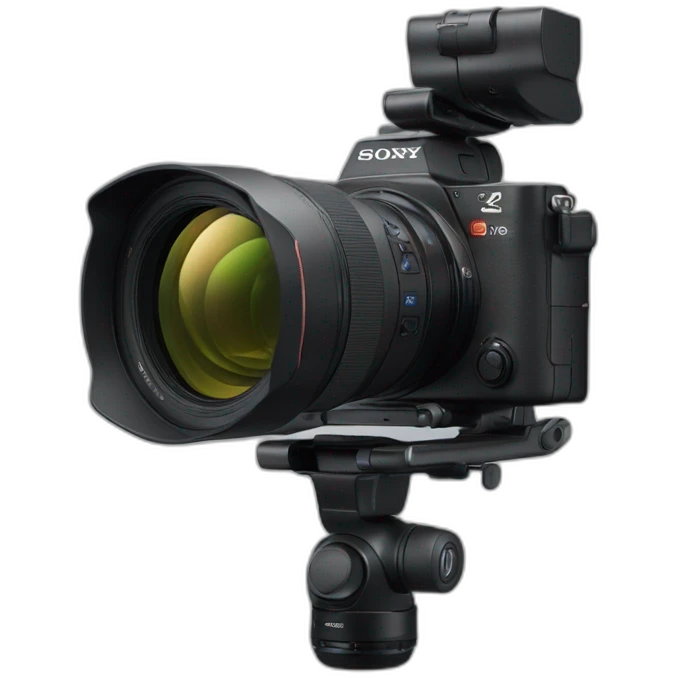 Sony camera on gimbal emoji
