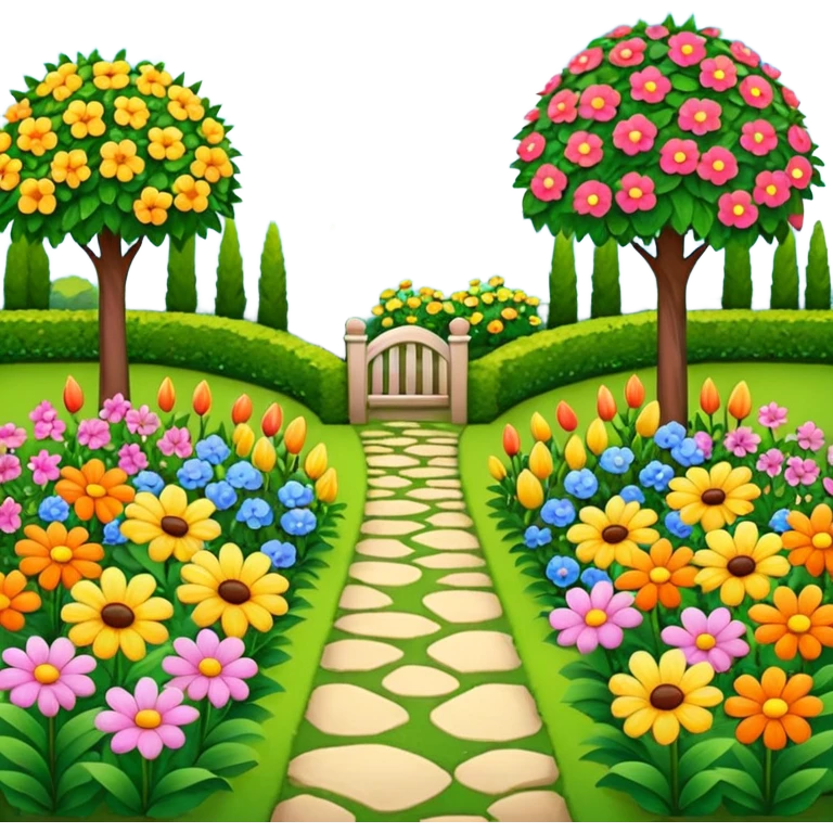 a wounderful garden emoji