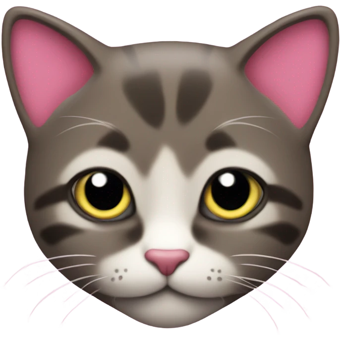 gato con corazon rosa emoji