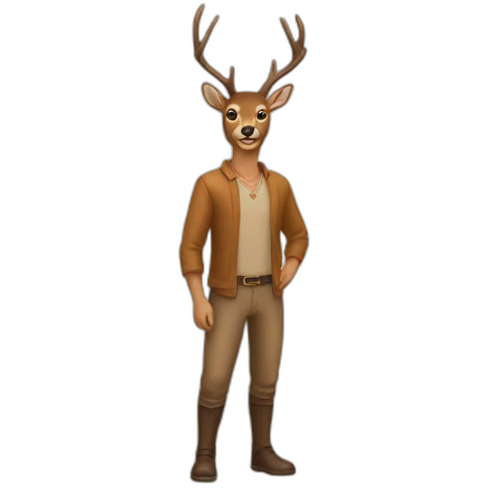 deer man emoji