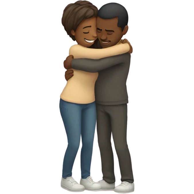 Couple hug emoji