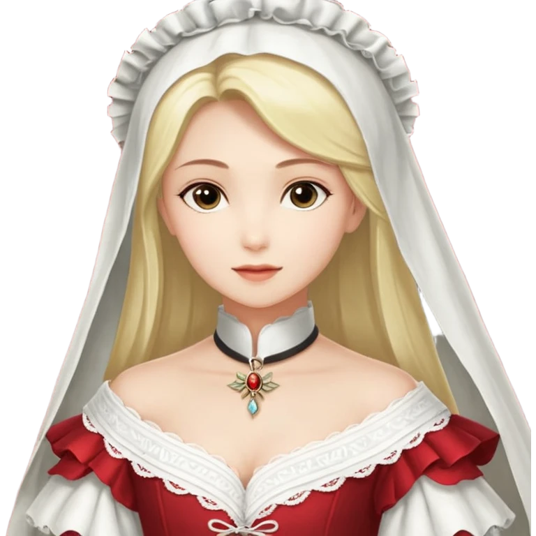 милая девушка ангел с нимбом и крыльями, с рыжими прямыми волосами по плечи, с черными макияжем глаз, тонкими бровями, с улыбкой, в стиле Apple avatar emoji